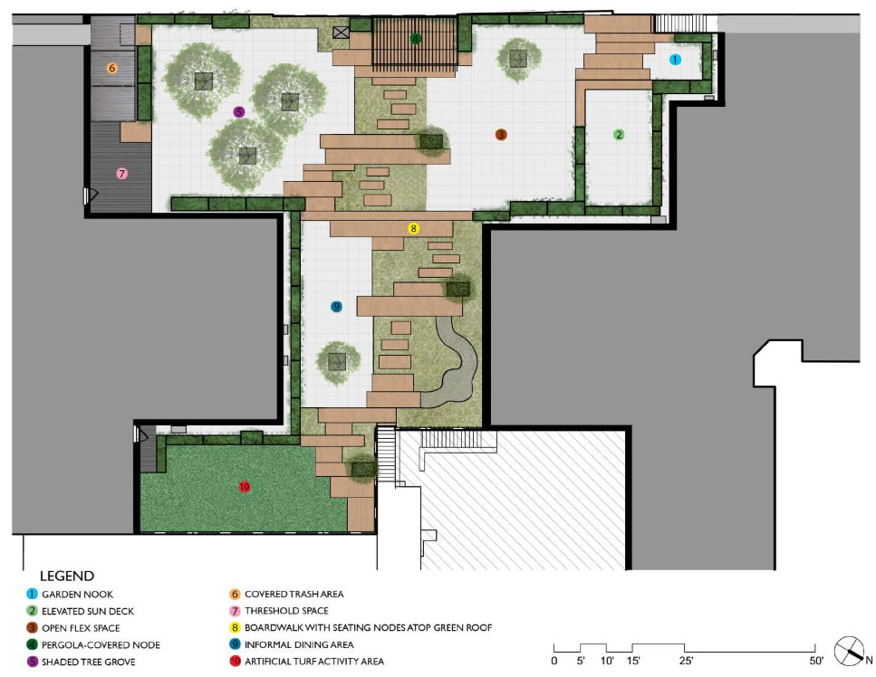 NaBors roof garden design